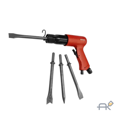 Пневмозубило с набором зубил Rotake RT-3502